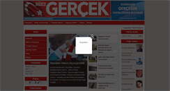 Desktop Screenshot of duzcegercek.com