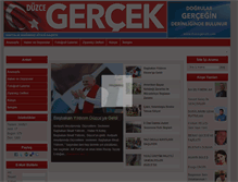 Tablet Screenshot of duzcegercek.com